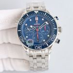 Omega Seamaster Waterproof to 300M Chronograph Stainless Steel Strap Watch